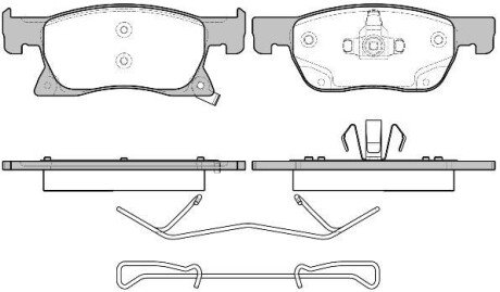 Колодки гальмівні Opel Astra WOKING p17813.02