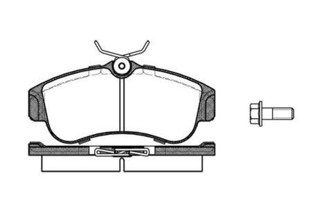 Колодки гальмівні WOKING p2203.00