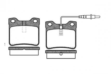 Колодки тормозные WOKING p2213.22