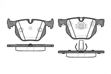 Колодки гальмівні WOKING p2813.40