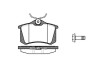 Купить Колодки тормозные диск. задн. (Remsa) VAG, Renault, Peugeot, Ford, Opel Renault Megane, Volkswagen Passat, Seat Ibiza, Leon, Volkswagen Golf, Corrado, Vento, Seat Toledo, Audi A8, Volkswagen Caddy, Audi A4 WOKING p3633.05 (фото1) подбор по VIN коду, цена 663 грн.