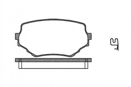 Тормозные колодки пер. Grand Vitara/Grand Escudo/Escudo/Vitara 95-06 WOKING p4943.02