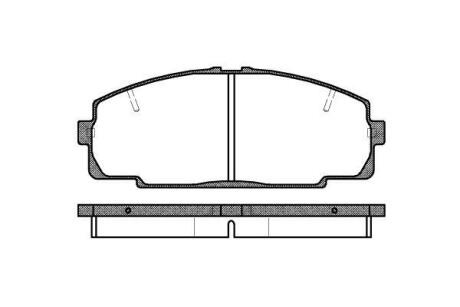 Колодки гальмівні WOKING p5213.20