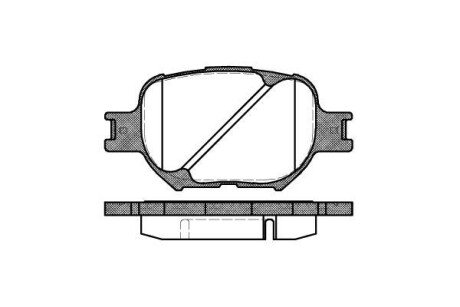 Колодки гальмівні Toyota Celica, Corolla WOKING p6423.00