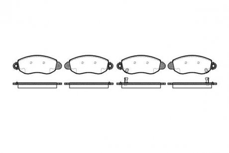 КОЛОДКИ ГАЛЬМІВНІ WOKING p6723.02