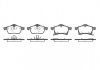 Купить Тормозные колодки перед. Astra G 98-05 (ATE) Opel Astra, Zafira WOKING p7833.02 (фото1) подбор по VIN коду, цена 1189 грн.