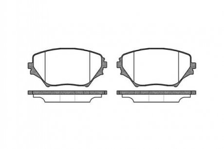 Тормозные колодки перед. Toyota RAV4 94-05 (sumitomo) WOKING p9133.00