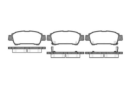 Колодки гальмівні WOKING p9203.02