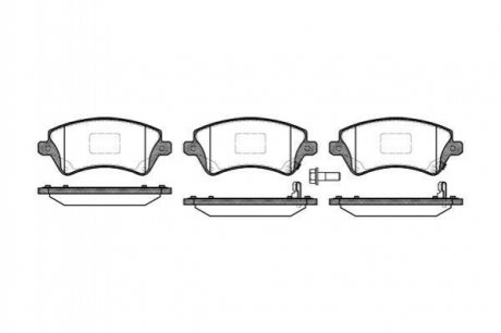 Колодки тормозные диск. перед. (Remsa) Toyota Corolla 01>07 WOK Toyota Corolla WOKING p9223.12