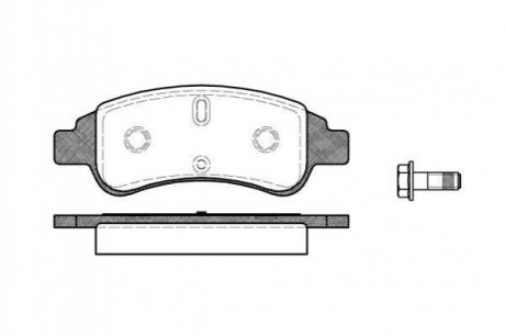 Купить Тормозные колодки перед. Berlingo/Partner 01- (Bosch) Citroen Berlingo, Peugeot Partner, Citroen C3, C4, C2, Xsara, Peugeot 207 WOKING p9403.30 (фото1) подбор по VIN коду, цена 807 грн.