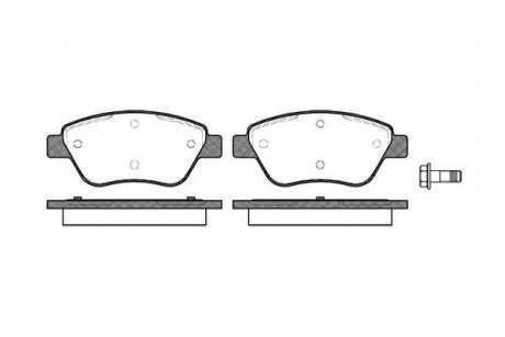 Колодки тормозные WOKING p9583.10