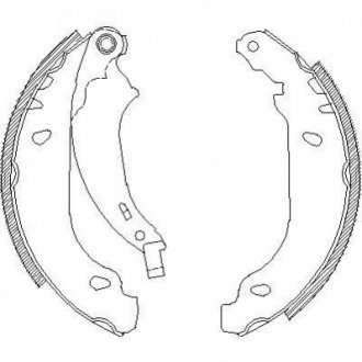 Купить Тормозные колодки зад. Peugeot 206 98- (Bosch) Peugeot 206 WOKING z4076.00 (фото1) подбор по VIN коду, цена 622 грн.