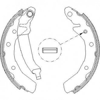 Тормозные колодки задние. Matiz/Spark (00-21) WOKING z4086.00