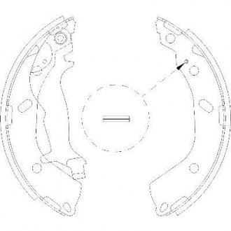 Купити Колодки гальмівні. задн. (Remsa) Hyundai Getz 1.1 02-10,Hyundai Getz 1.3 02-10 Hyundai Getz WOKING z4193.00 (фото1) підбір по VIN коду, ціна 996 грн.