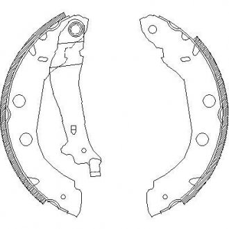 Колодки тормозные Renault Kangoo, Nissan Primera WOKING z4415.00