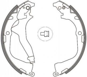 Колодки тормозные бараб. задн. (Remsa) VW Amarok 10> Volkswagen Amarok WOKING z4648.00