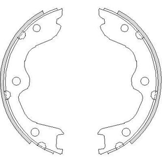 Колодки гальмівні Infiniti G, EX, M, Nissan Teana, Infiniti Q WOKING z4738.00