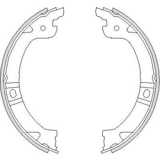 Колодки тормозные WOKING z4744.00