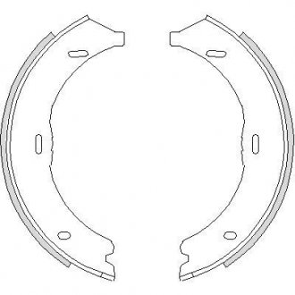 Колодки тормозные бараб. задн. (Remsa) Mercedes-benz V-class 2.1 14-,Mercedes-benz Viano 2.0 03- (Z4745.00) WOKING z474500