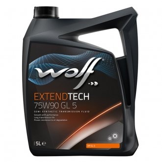 Купити EXTENDTECH 75W90 GL 5 5Lx4 Wolf 8303500 (фото1) підбір по VIN коду, ціна 1502 грн.
