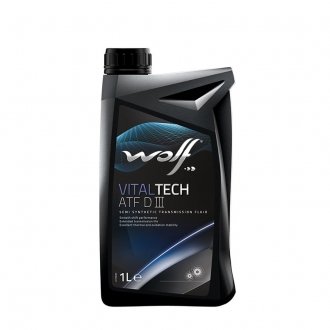 Купить VITALTECH ATF DIII 1Lx12 Wolf 8305306 (фото1) подбор по VIN коду, цена 400 грн.