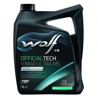 OFFICIALTECH 10W40 ULTRA MS 5Lx4 Wolf 8307317