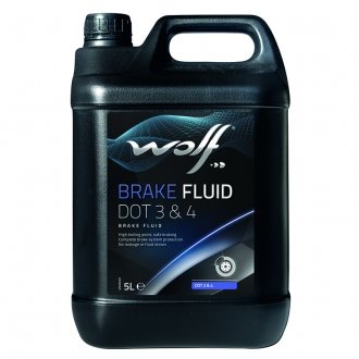 Купити BRAKE FLUID DOT 3&4 5Lx4 Wolf 8311482 (фото1) підбір по VIN коду, ціна 1784 грн.