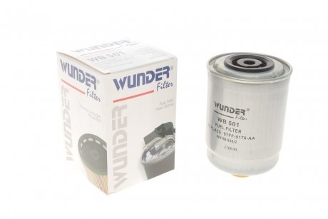 Купити Фільтр паливний Ford Transit 2.5TD 97- Ford Transit WUNDER FILTER wb 501 (фото1) підбір по VIN коду, ціна 378 грн.