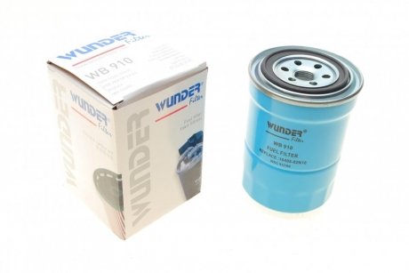 Фільтр паливний Nissan 1.7-3.2D Nissan Sunny, Bluebird, Primera, Patrol, Almera, Pathfinder, X-Trail, Navara WUNDER FILTER wb 910