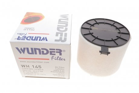 Фільтр повітряний Audi A4/A5 2.7-3.2TFSI 07- WUNDER FILTER wh 145