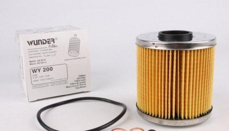 Фильтр масляный BMW 3 (E30/E36)/ 5 (E34) 1.6/1.8i WUNDER FILTER wy 200