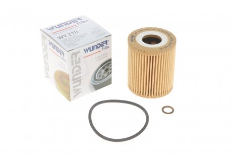 Купить Фильтр масляный BMW 530D BMW E38, E39, X5, E46, Opel Omega, Land Rover Range Rover WUNDER FILTER wy 210 (фото1) подбор по VIN коду, цена 201 грн.