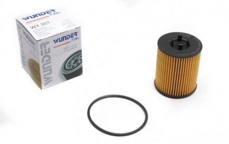 Фильтр масляный Opel Omega B 2.5/3.0i/Astra G 1.8i 95- Opel Omega, Vectra, Astra, Zafira, Corsa, SAAB 9-3 WUNDER FILTER wy 301