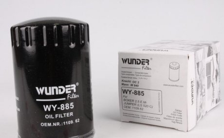 Фильтр масляный Citroen Jumper/Peugeot Boxer 2.4/2.5D/TDI 94-02 WUNDER FILTER wy885
