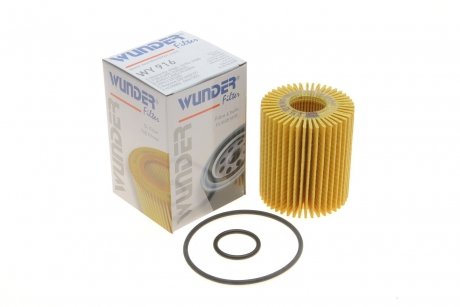 Купить Фильтр масляный Lexus/Toyota 2.0/2.2 D-4D 05- Toyota Land Cruiser, Lexus IS, GS, Toyota Avensis, Corolla, Rav-4, Lexus LS, Toyota Auris, Verso WUNDER FILTER wy 916 (фото1) подбор по VIN коду, цена 184 грн.