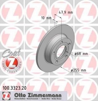 Купить Диск тормозной Audi A6, Allroad ZIMMERMANN 100.3323.20 (фото1) подбор по VIN коду, цена 1205 грн.