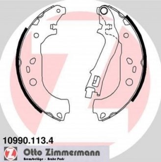 Купить Тормозные колодки барабанные Fiat Doblo, Opel Combo, Lancia Musa ZIMMERMANN 109901134 (фото1) подбор по VIN коду, цена 1589 грн.