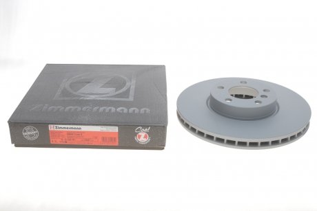 Диск тормозной (передний) BMW X5 (E70) 06-13/X6 (E71/E72) 07-14 (332x30) (с покрыт) (вентилируемый) ZIMMERMANN 150.3447.20