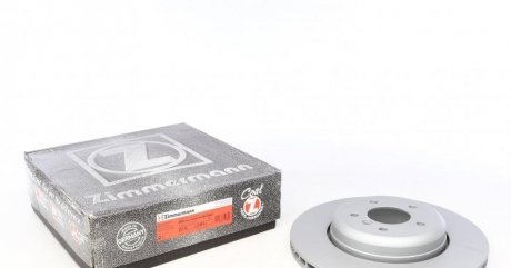Диск тормозной (задний) BMW 5 (E60/E61)/ 6 (E63) 03-10 (345x24) (с покрытием) (вентилируемый) BMW E60, E61, E63, E64 ZIMMERMANN 150.3461.20