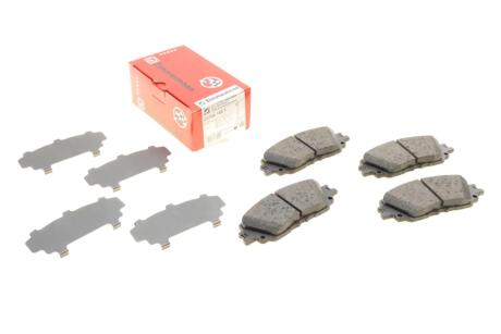Тормозные колодки (передние) Toyota Camry 17-/Rav4/Lexus ES/UX 18- (Akebono) ZIMMERMANN 22768.165.1