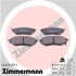 Купить Колодки тормозные дисковые Subaru Legacy, Tribeca, Outback, Forester ZIMMERMANN 24222.175.1 (фото5) подбор по VIN коду, цена 2170 грн.