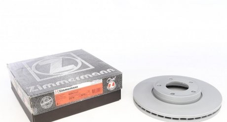Купить Диск тормозной (передний) Mazda 3/5 05- (278x25) (с покрытием) (вентил.) Mazda 5, 3 ZIMMERMANN 370.3076.20 (фото1) подбор по VIN коду, цена 2052 грн.