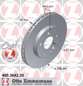 Гальмівні диски ZIMMERMANN 400364220