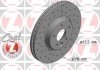 Купити Диск гальмівний Volvo V60, V70, S80, Ford S-Max, Volvo XC70, S60, Ford Galaxy, Land Rover Freelander ZIMMERMANN 610.3711.52 (фото1) підбір по VIN коду, ціна 4536 грн.